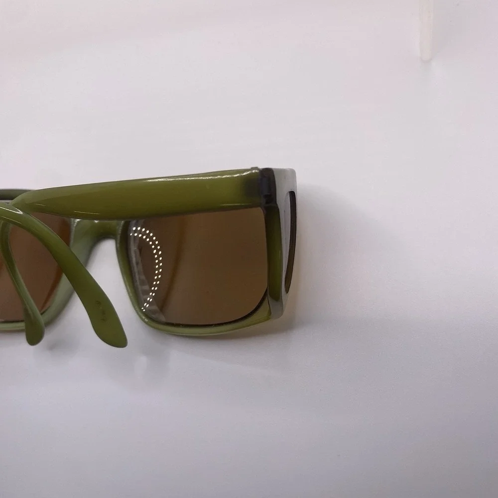 Bolle Sunglasses FRAME ONLY Wrap-Around Green Brown 826